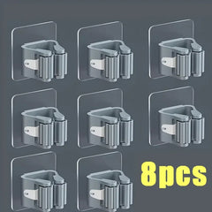 Self-Adhesive Wall-Mounted Mop Holder
