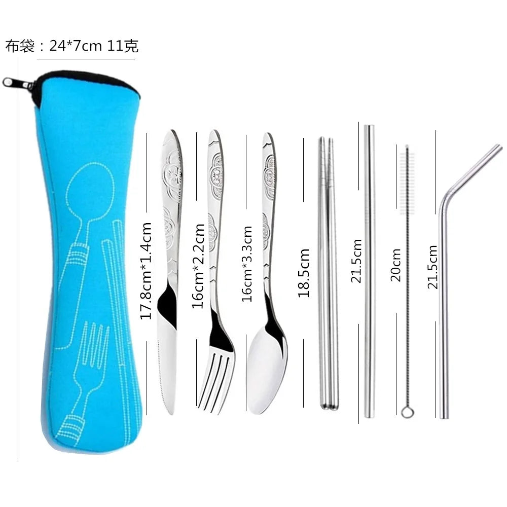 Stainless Steel Tableware Set