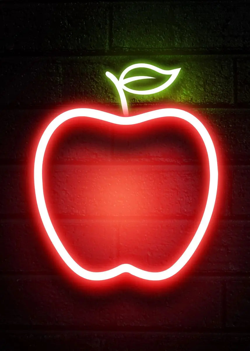 Pineapple Strawberry Banana Peach Fruit Neon Sign Poster Canvas Painting Print Wall Pictures Restaurant Kitchen Bar Room Decor