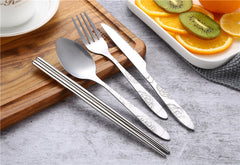 Stainless Steel Tableware Set