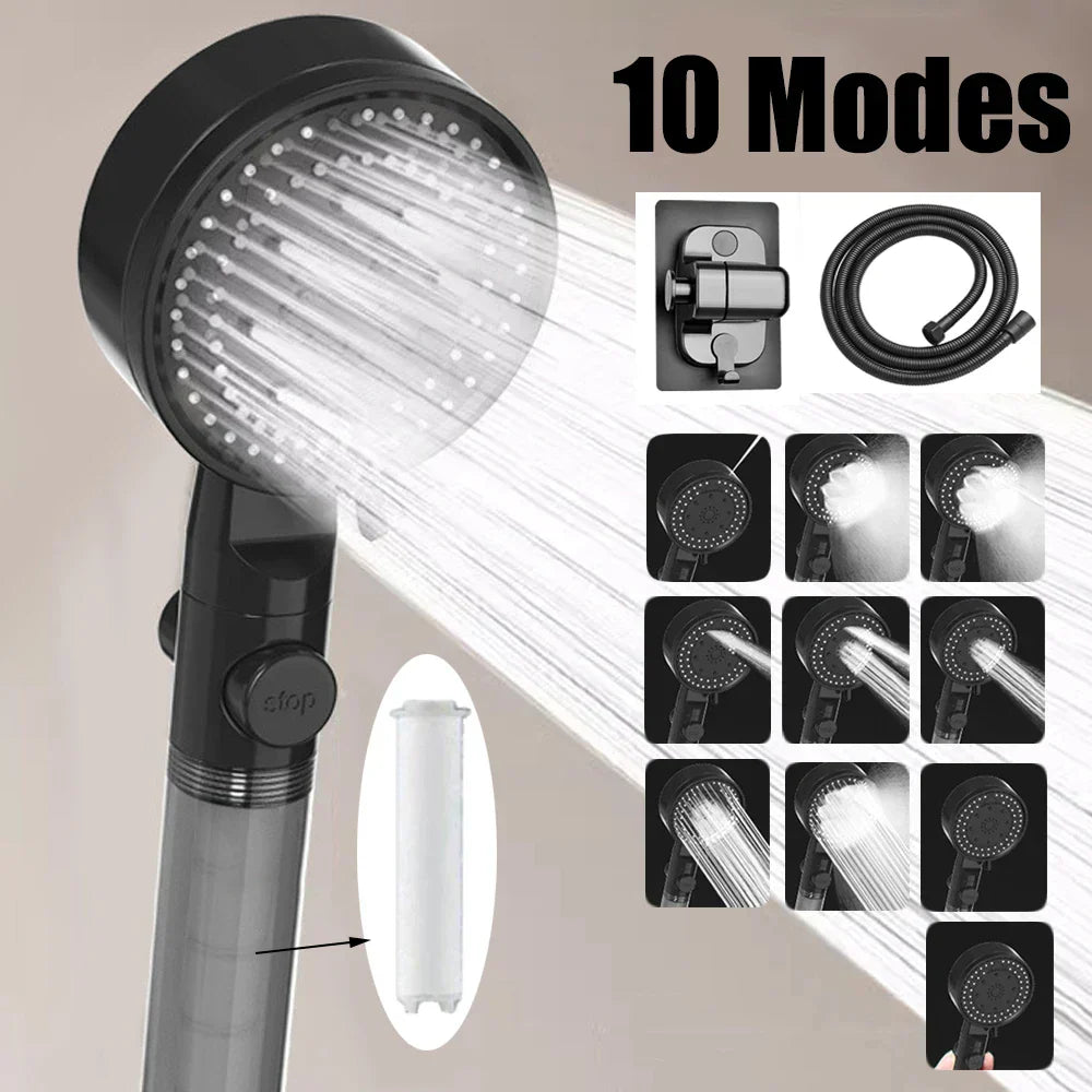 10 Spray Filtered Shower Head