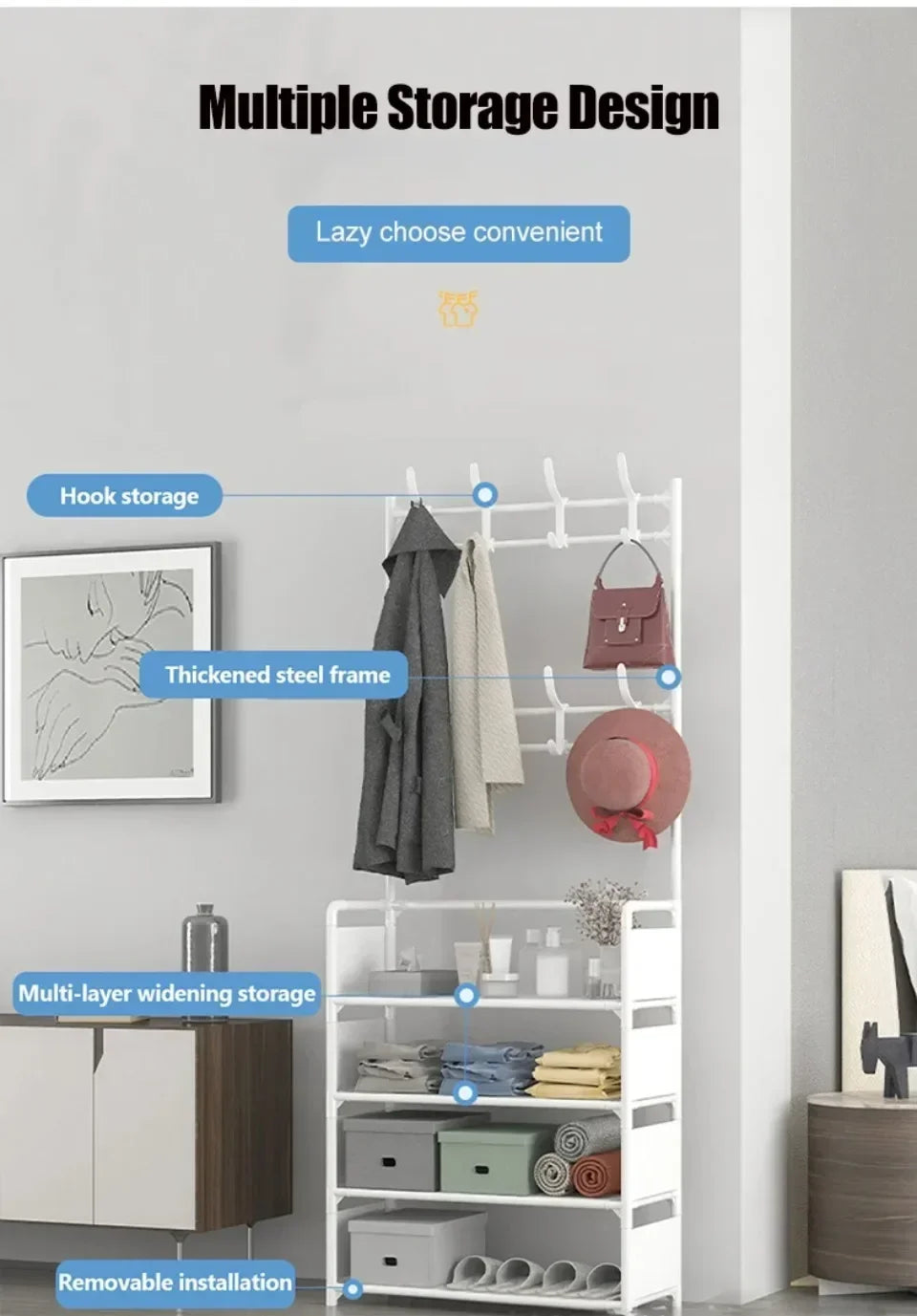 Multi-Layer Shoe Rack