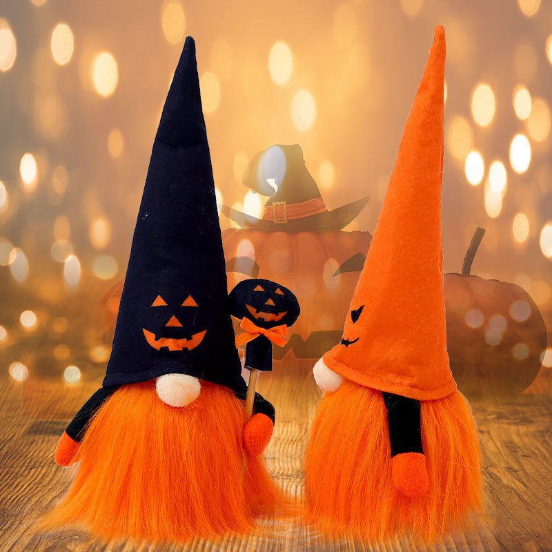 Halloween Decorations Light-emitting Rudolf Plush Doll Ornaments