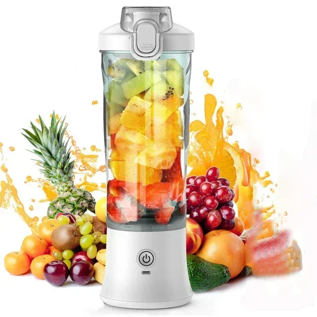 Portable Blender 600ML Electric Juicer Fruit Mixers 4000mAh USB 