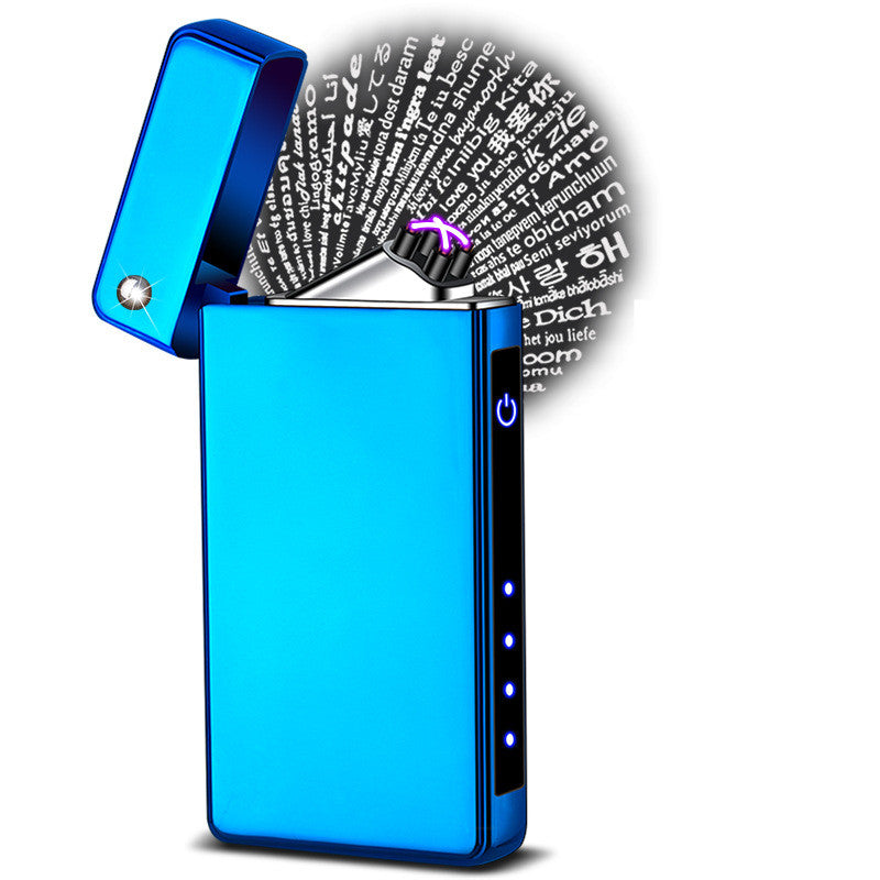 electric projection lighter with engraving