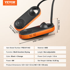 VEVOR Portable Footwear Dryer 
