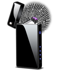 electric projection lighter with engraving