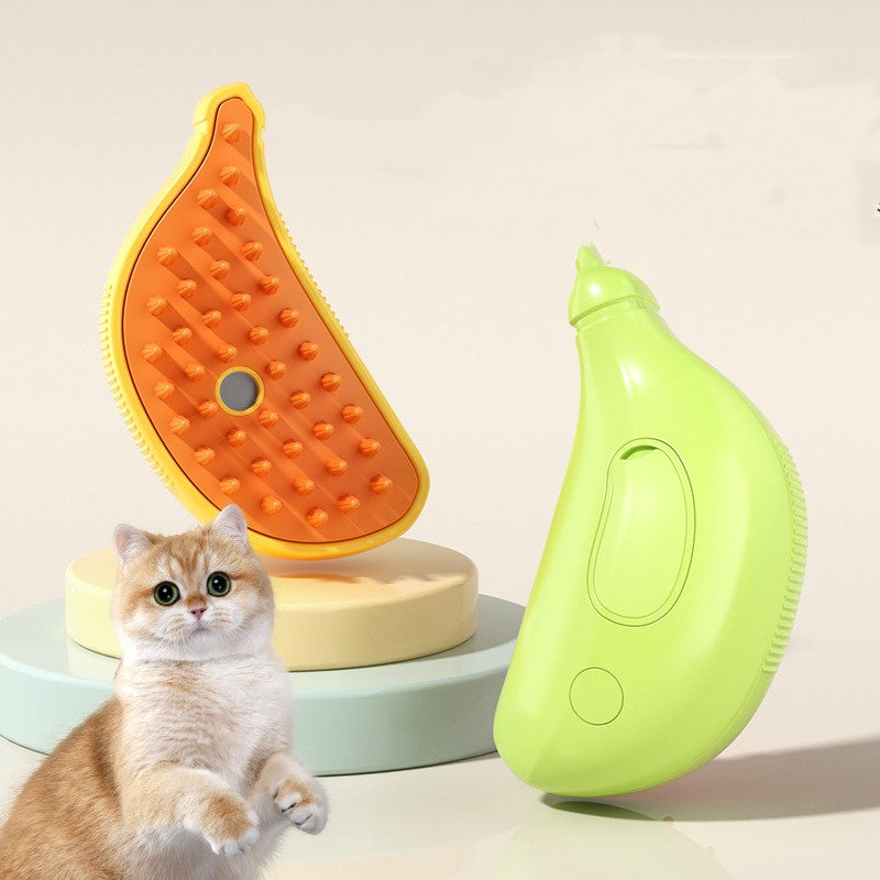 pet steam brush for cats and dogs